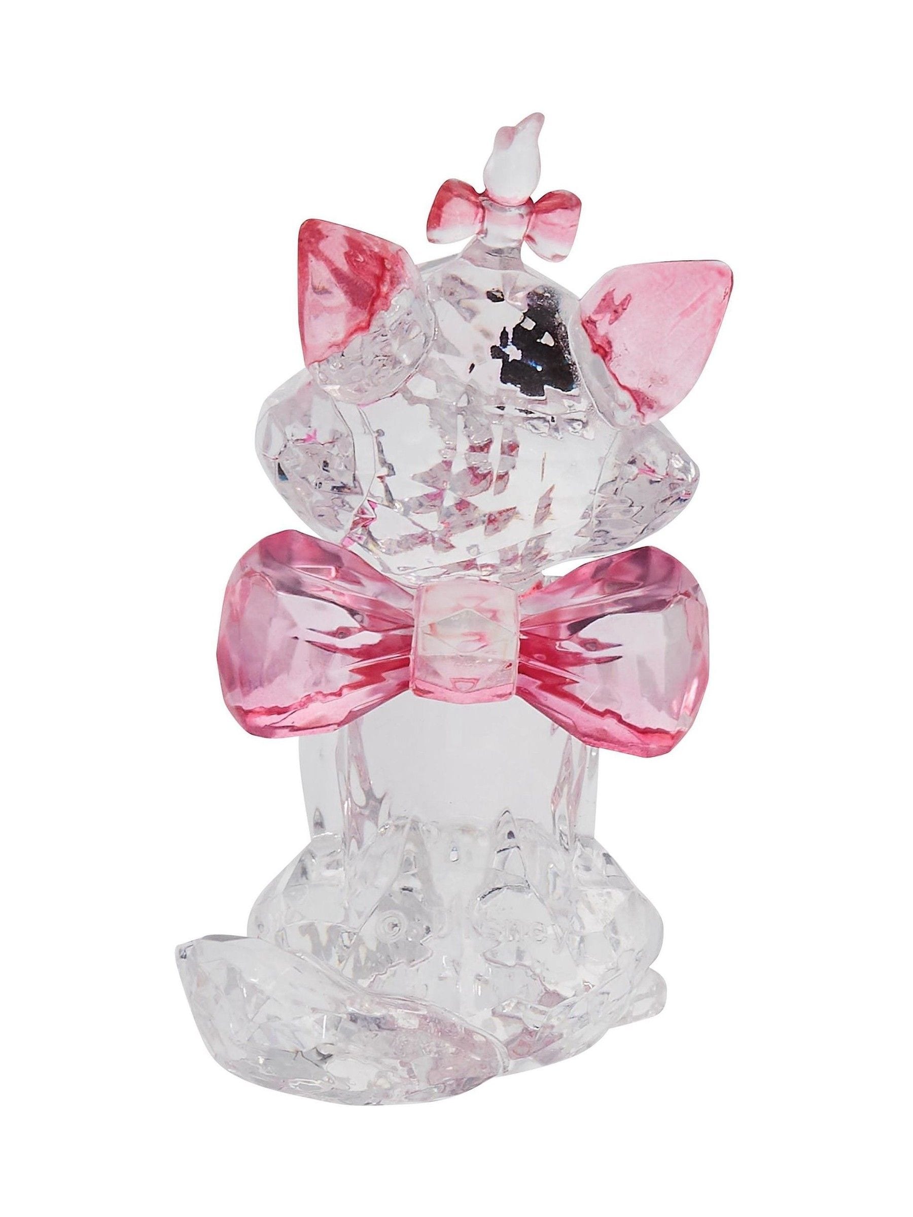 Disney pink Marie acrylic figurine 9cm, imported from the UK