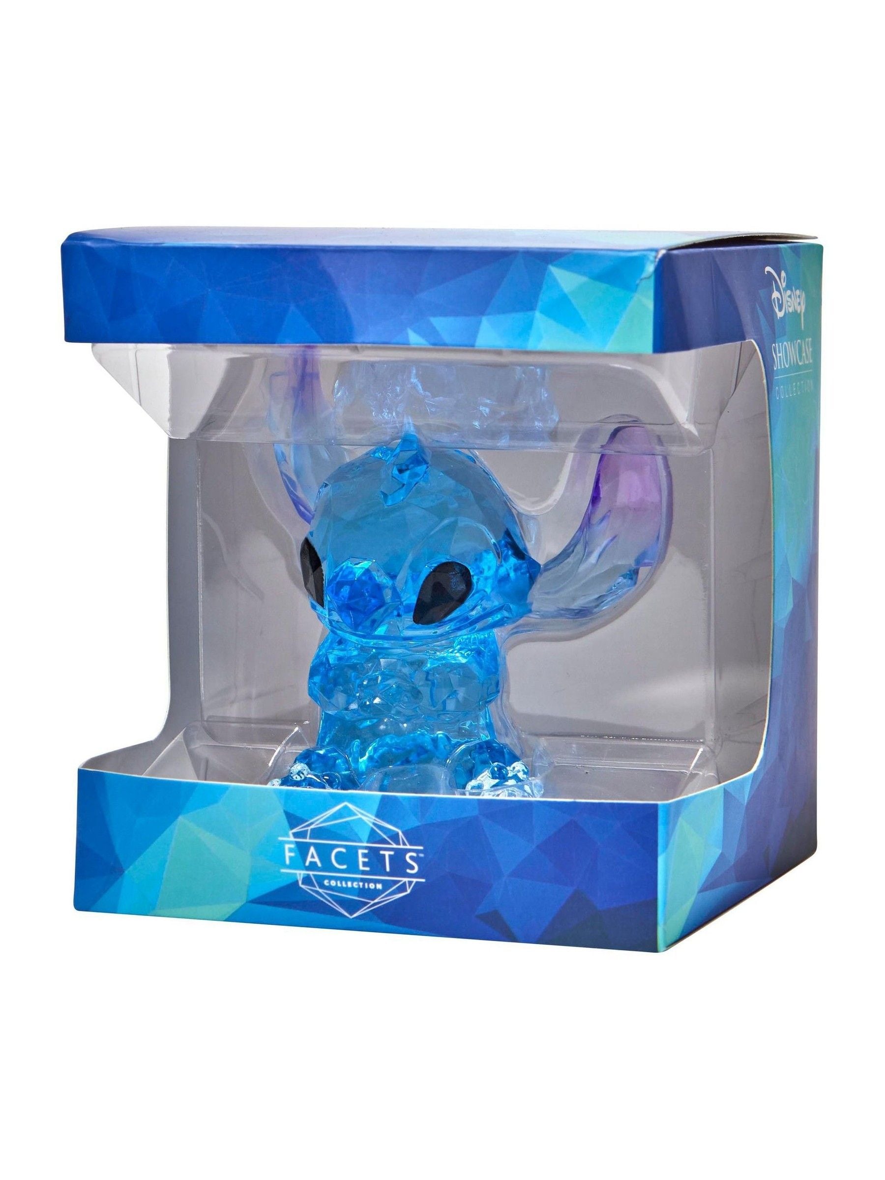 Disney Blue Stitch facet acrylic figurine 9cm, imported from the UK