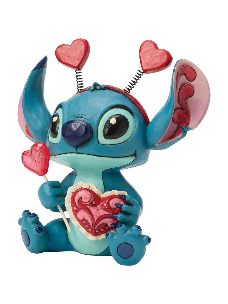 Jim Shore Disney Stitch figurine heart lollipop 12.5cm (British brand)