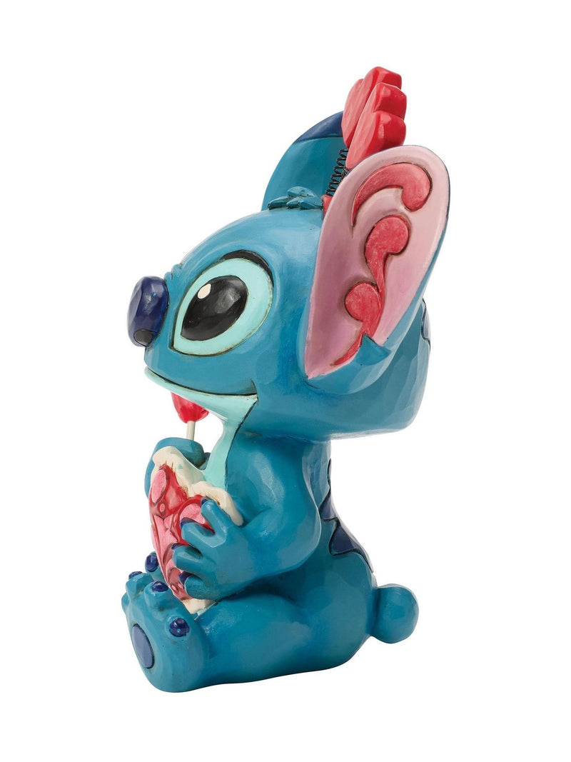 Jim Shore Disney Stitch figurine heart lollipop 12.5cm (British brand)
