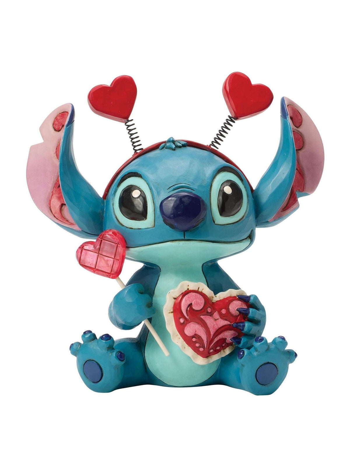 Jim Shore Disney Stitch figurine heart lollipop 12.5cm (British brand)