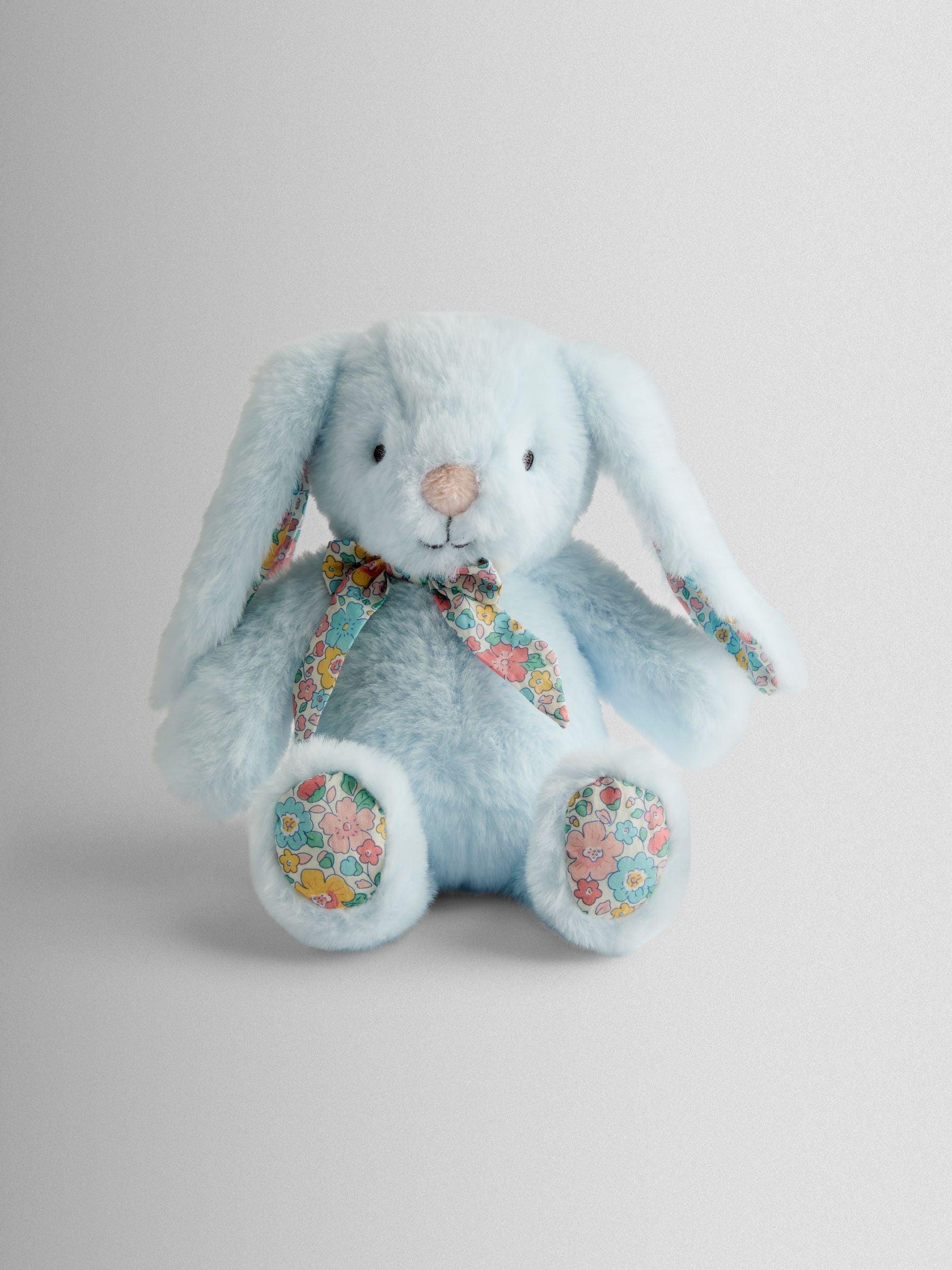 JoJo Maman Bébé Blue Bunny Personalised Soft Toy Plushie - Small