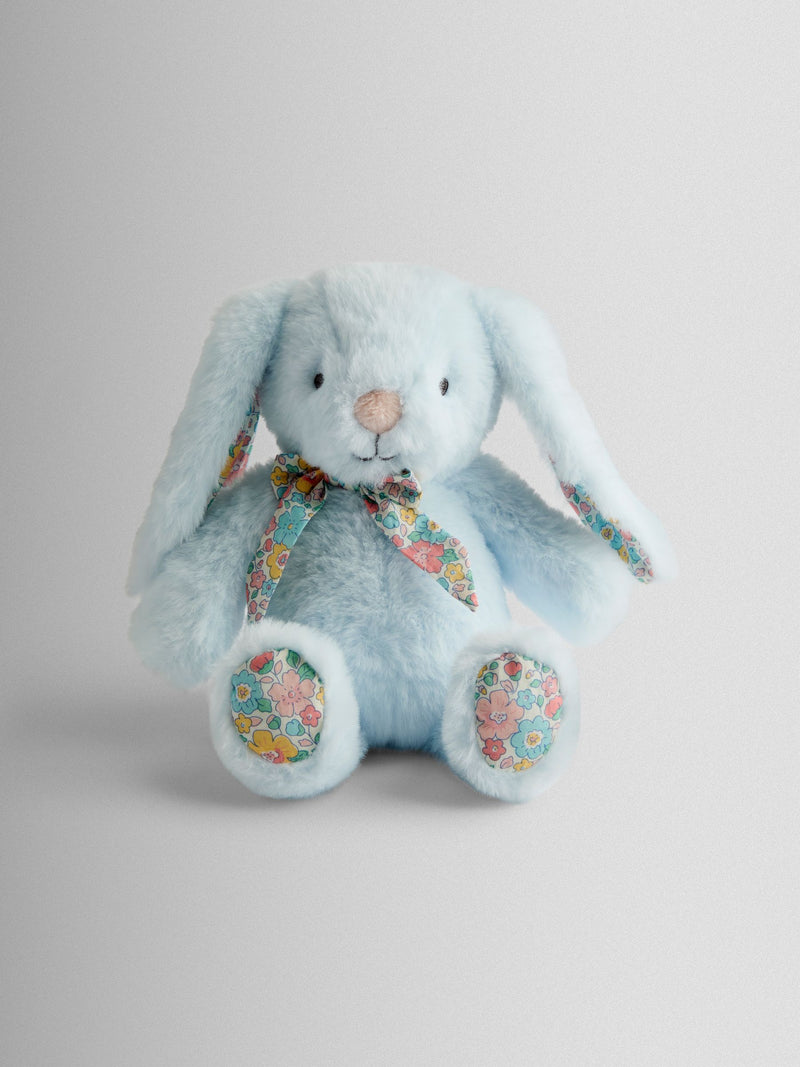 JoJo Maman Bébé Blue Bunny Personalised Soft Toy Plushie - Small