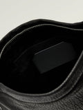 AllSaints Black Haven flat crossbody bag, imported from the UK
