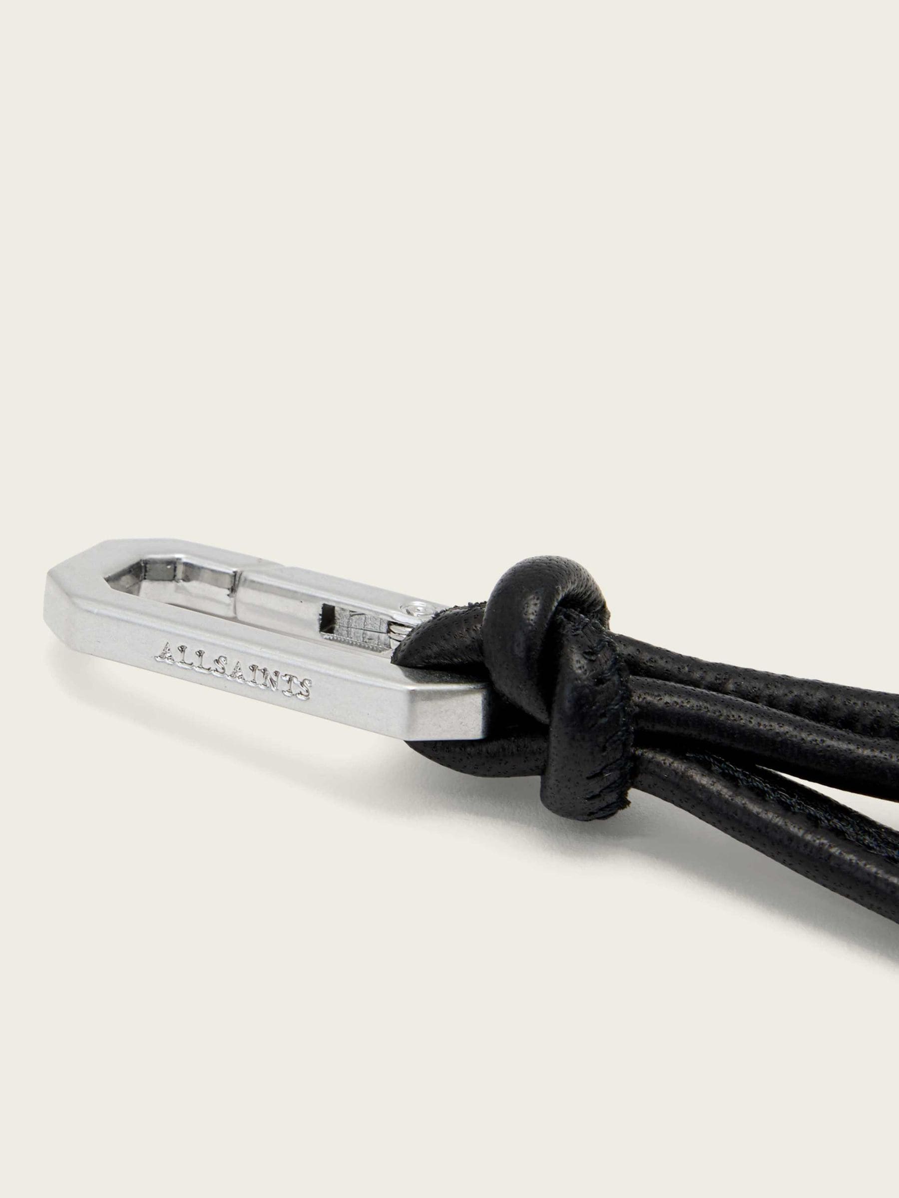 AllSaints leather cowboy boot keyring 19cm, imported from the UK