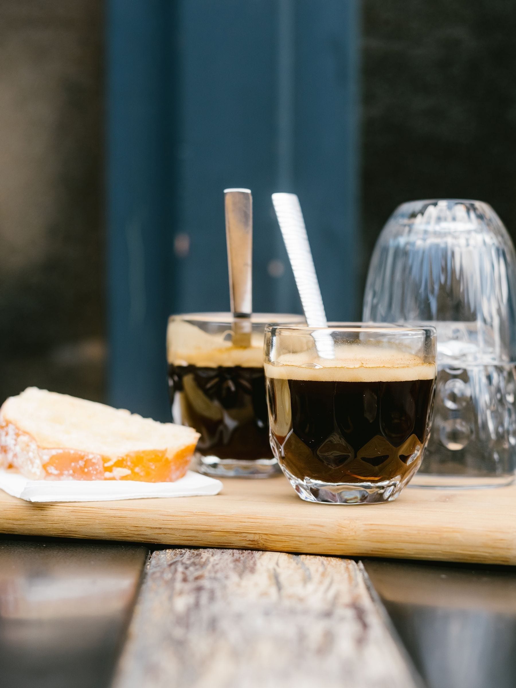 La Rochère assorted espresso glasses set of 4, imported from the UK