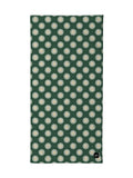 SlowTide Green Sun Dazed artistic beach towel 30x60 inches, imported from the UK