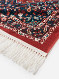 SlowTide Burgundy Haven cotton artistic beach towel, imported from the UK