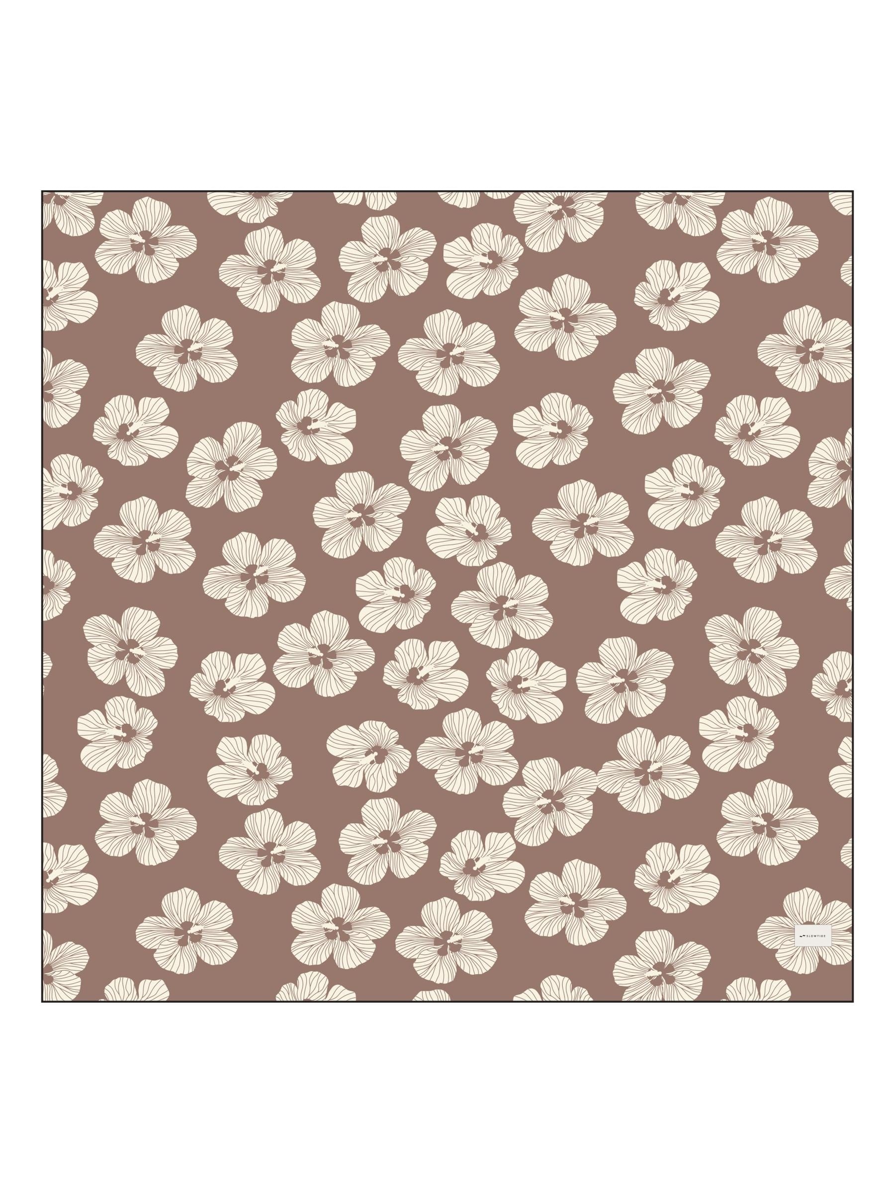 SlowTide cotton picnic blanket fawn 183x147.5cm - British product