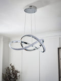 BHS Chrome Eero pendant ceiling light 109cm, imported from the UK