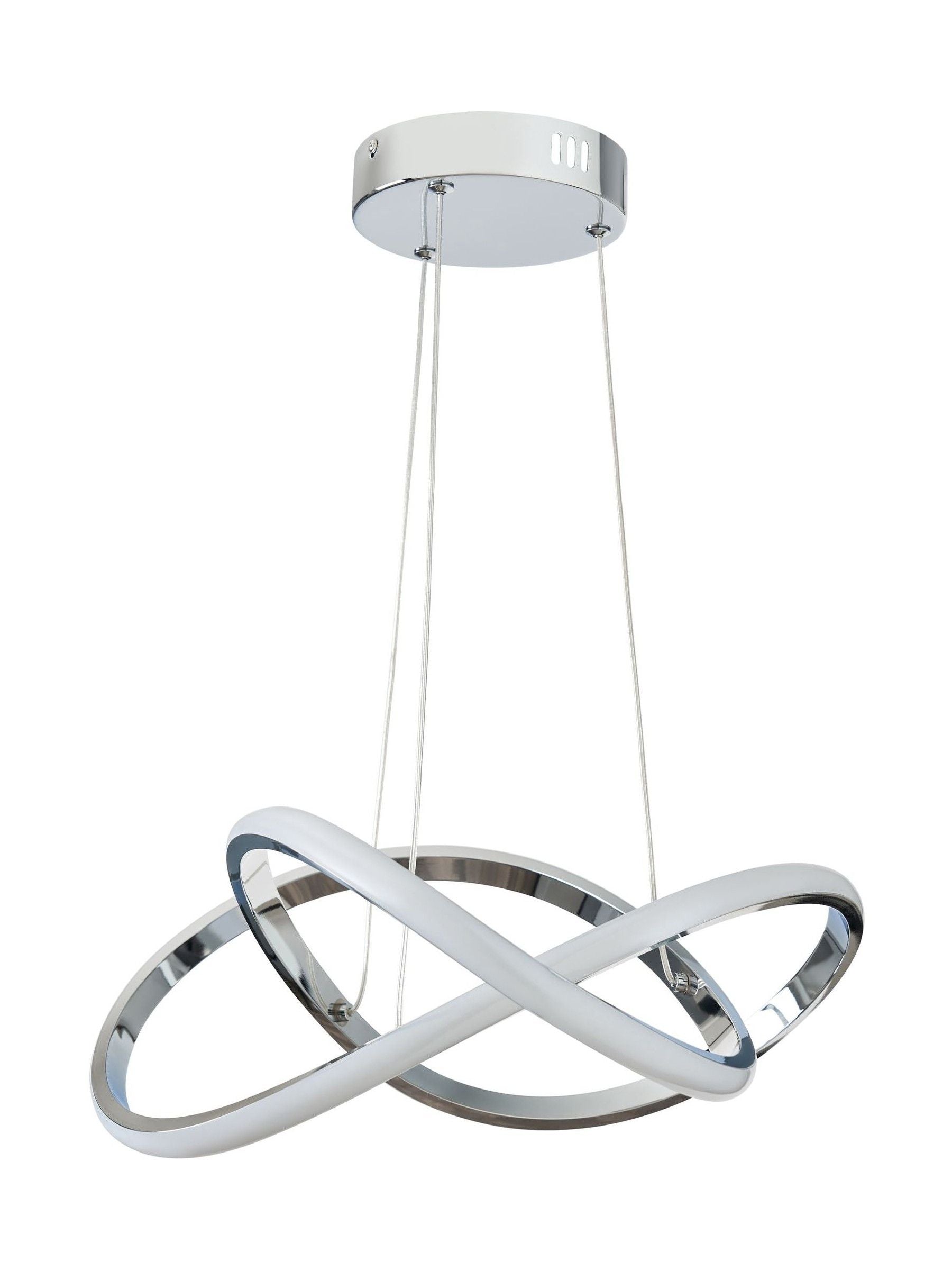 BHS Chrome Eero pendant ceiling light 109cm, imported from the UK