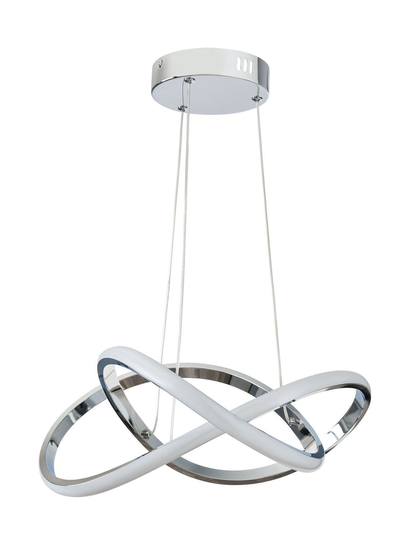 BHS Chrome Eero pendant ceiling light 109cm, imported from the UK