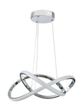 BHS Chrome Eero pendant ceiling light 109cm, imported from the UK