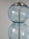 BHS Blue Nickel Metro Ball Stacked Table Lamp (British brand)
