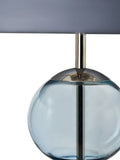 BHS Blue Nickel Metro Ball Stacked Table Lamp (British brand)
