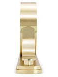 Acctim Clocks Wardley brass effect metal table clock (British brand)