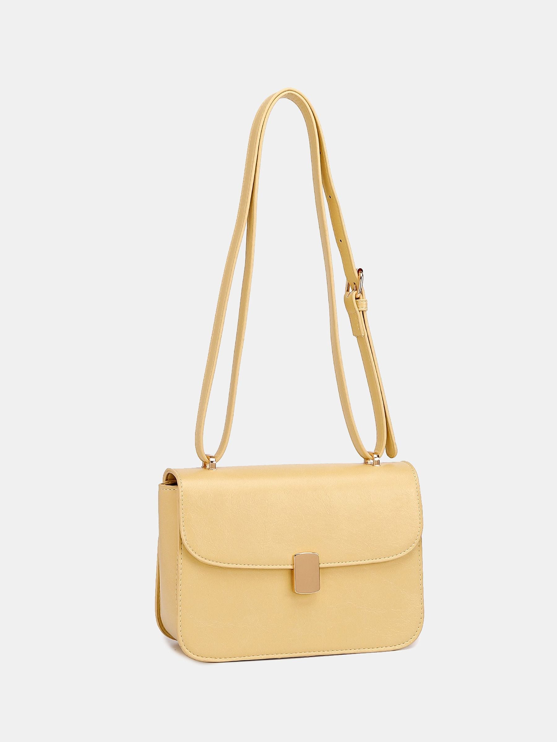 Novo yellow Argentina cross-body bag adjustable strap, UK version