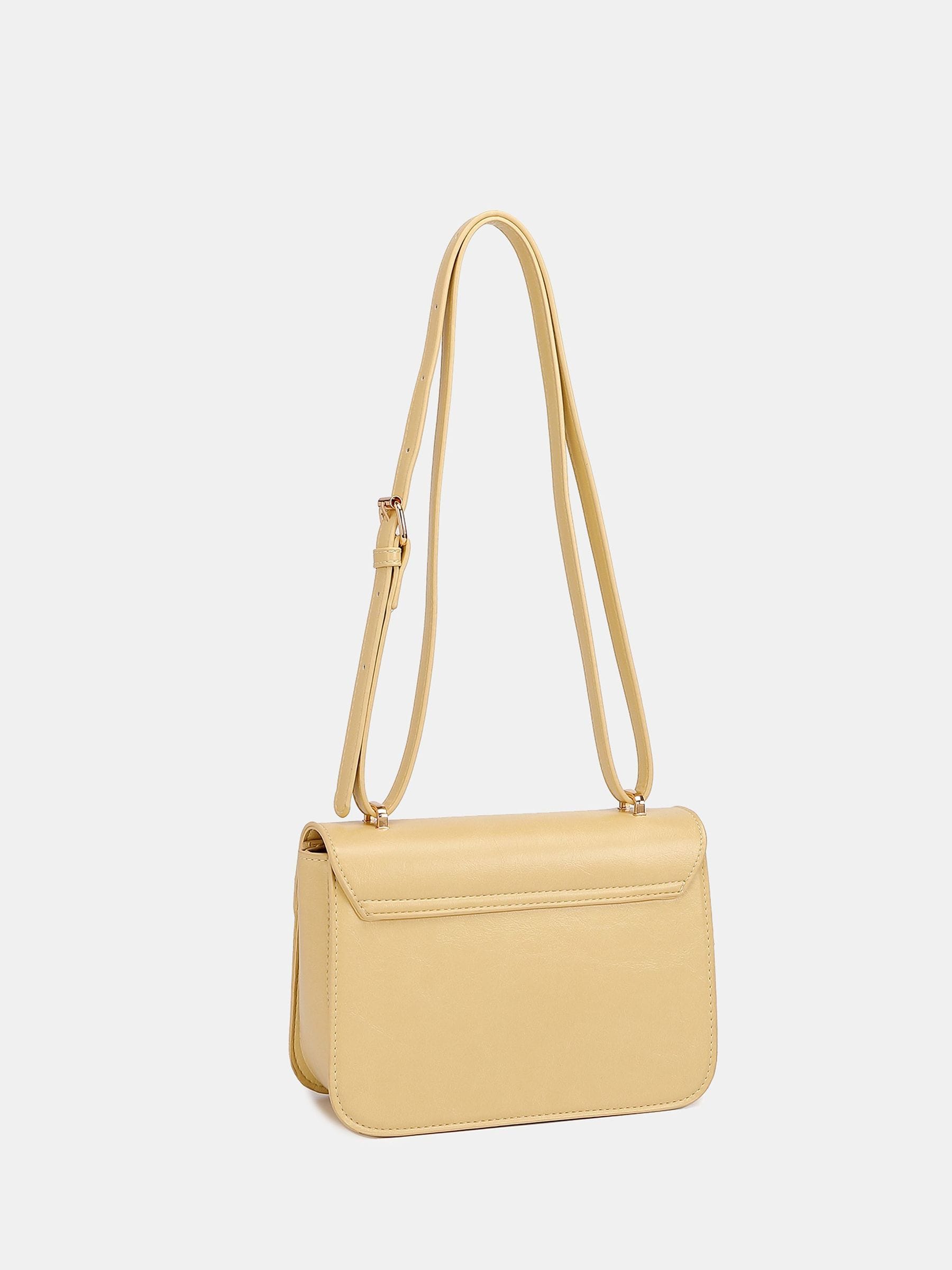 Novo yellow Argentina cross-body bag adjustable strap, UK version