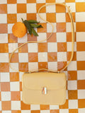 Novo yellow Argentina cross-body bag adjustable strap, UK version
