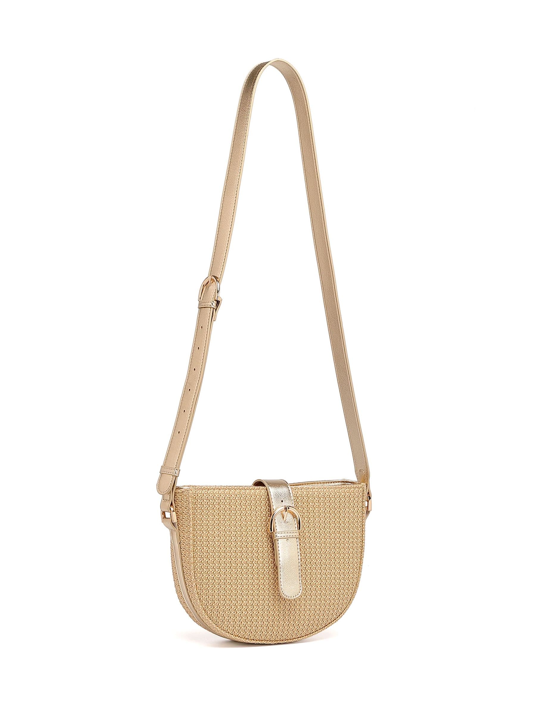 Novo Gold Amalfi buckle cross body bag, UK version