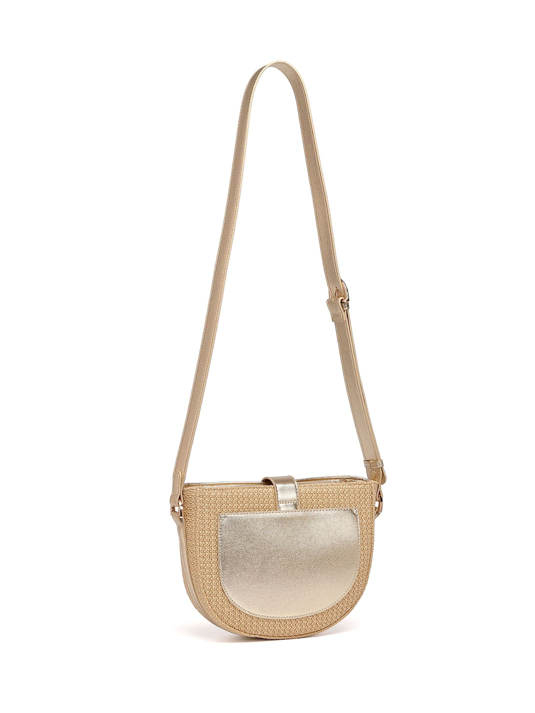 Novo Gold Amalfi buckle cross body bag, UK version