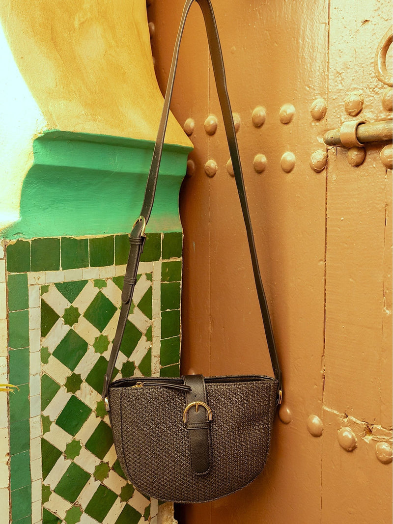 Novo Gold Amalfi Buckle Cross Body Bag