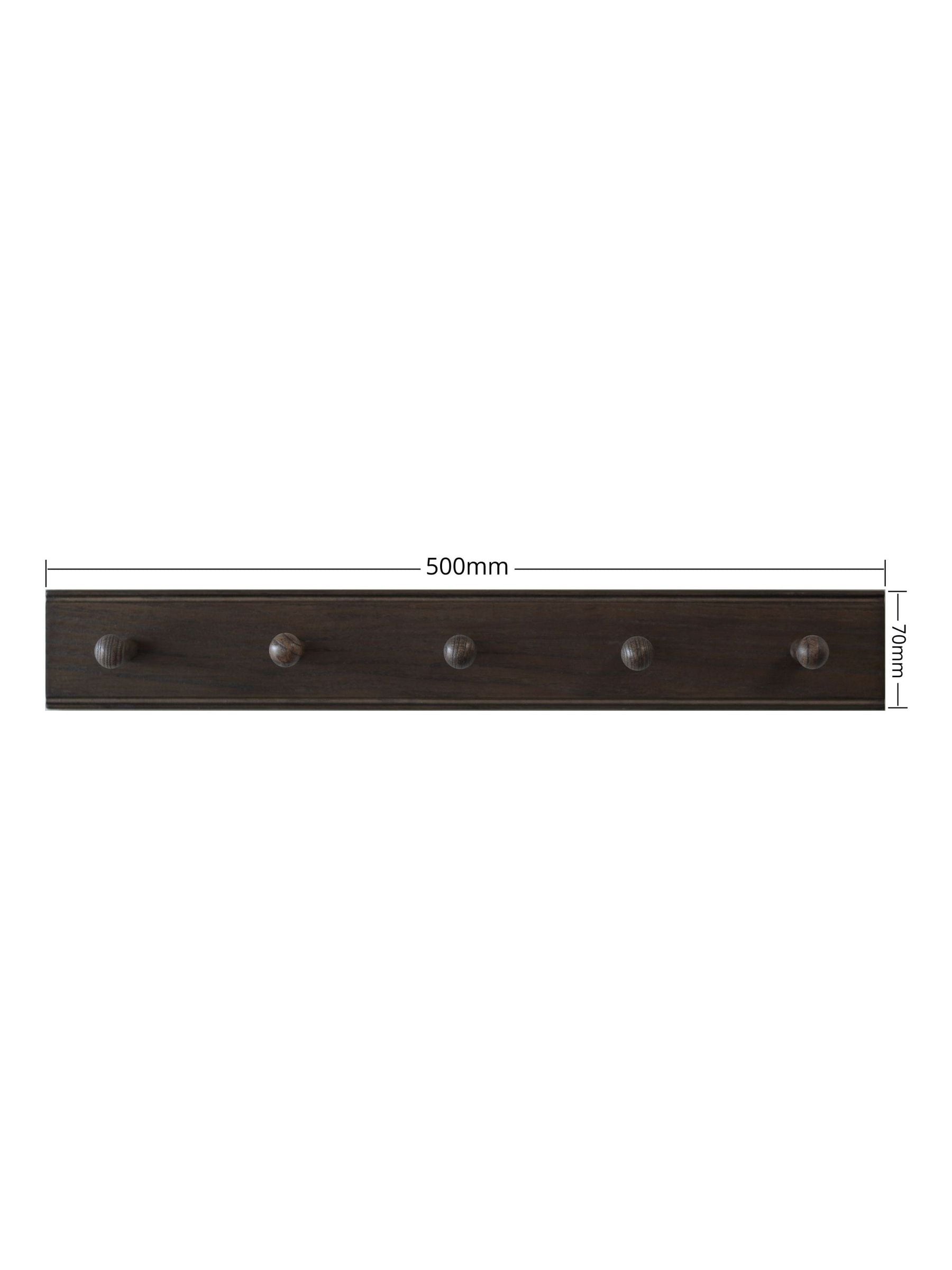 Laura Ashley wooden coat hook Brown Haywood - British product