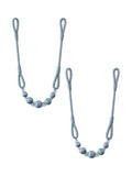 Laura Ashley Blue Marrion tiebacks set of 2, UK version