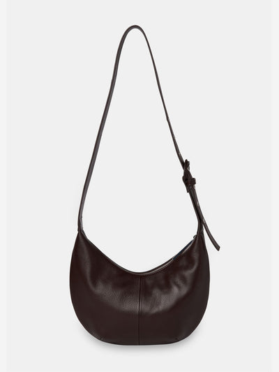 Next Whistles Brown Small Sia Curved Crossbody Bag- Buy online at McGrocer