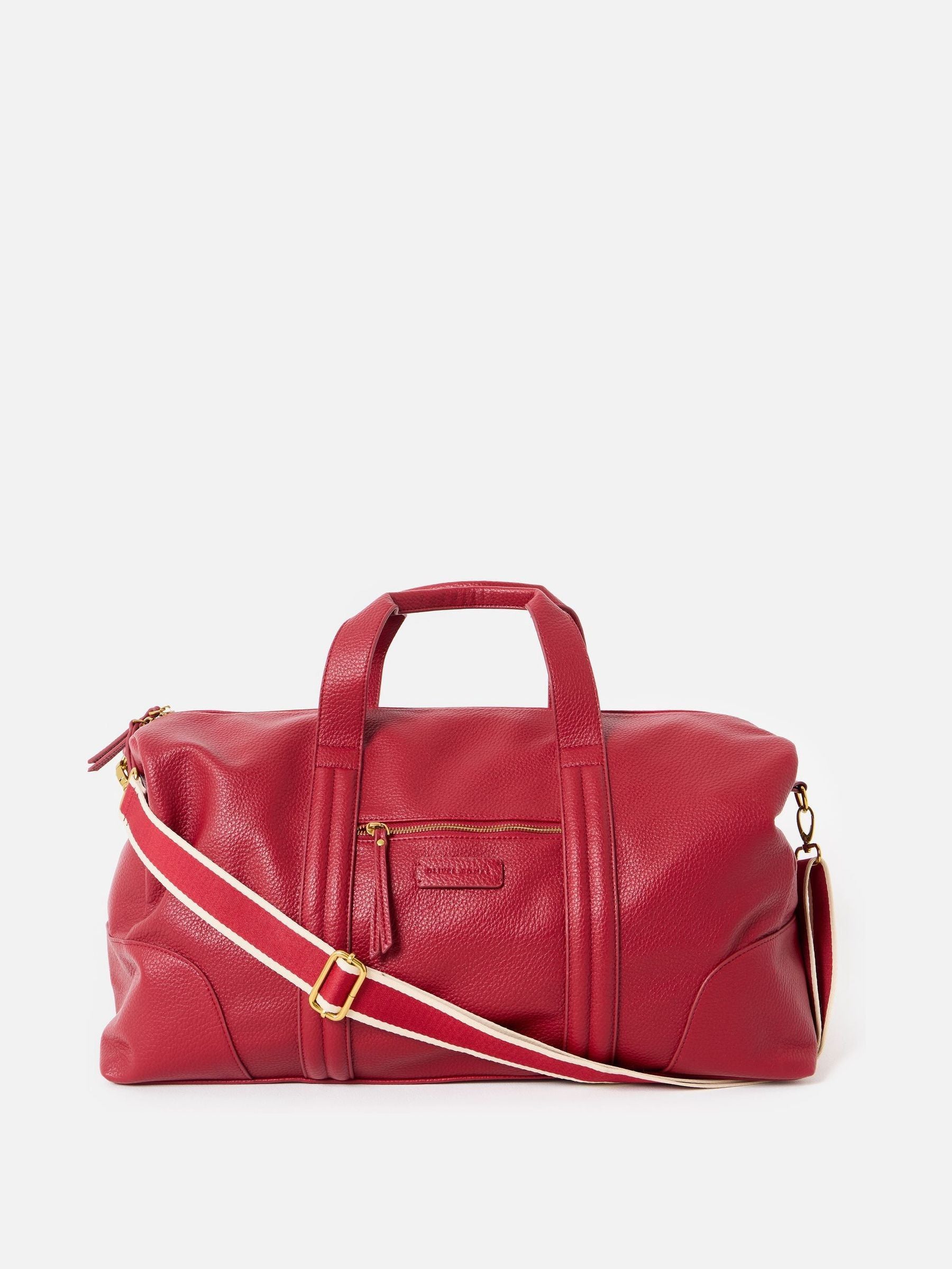 Oliver Bonas cherry red weekend bag (British brand)