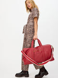 Oliver Bonas cherry red weekend bag (British brand)