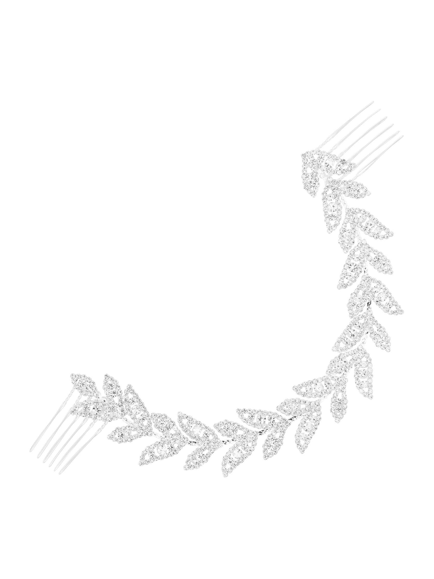 Jon Richard silver leaf double comb (British brand)