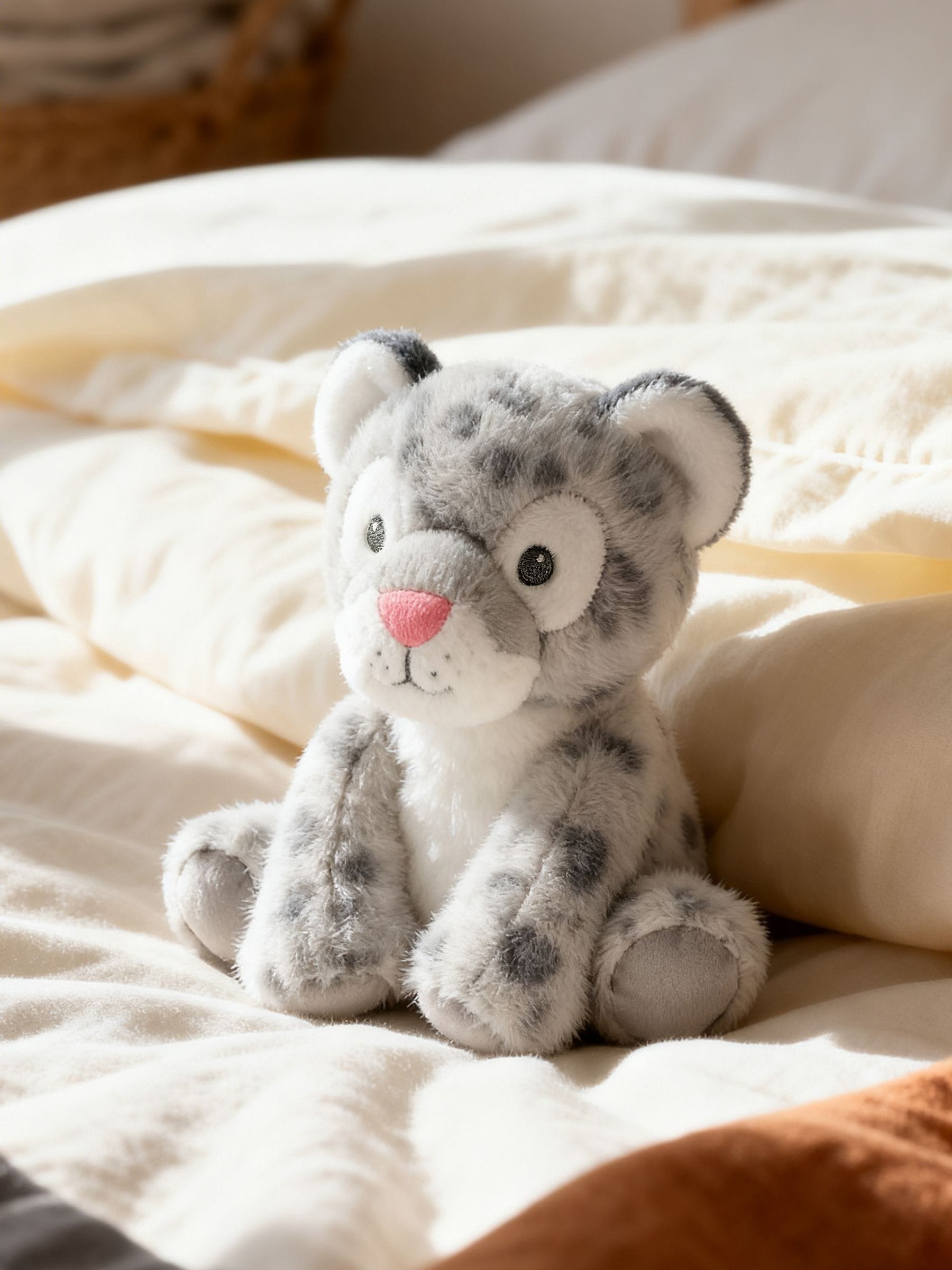 Keel Toys Keeleco snow leopard plush 14cm (British brand)