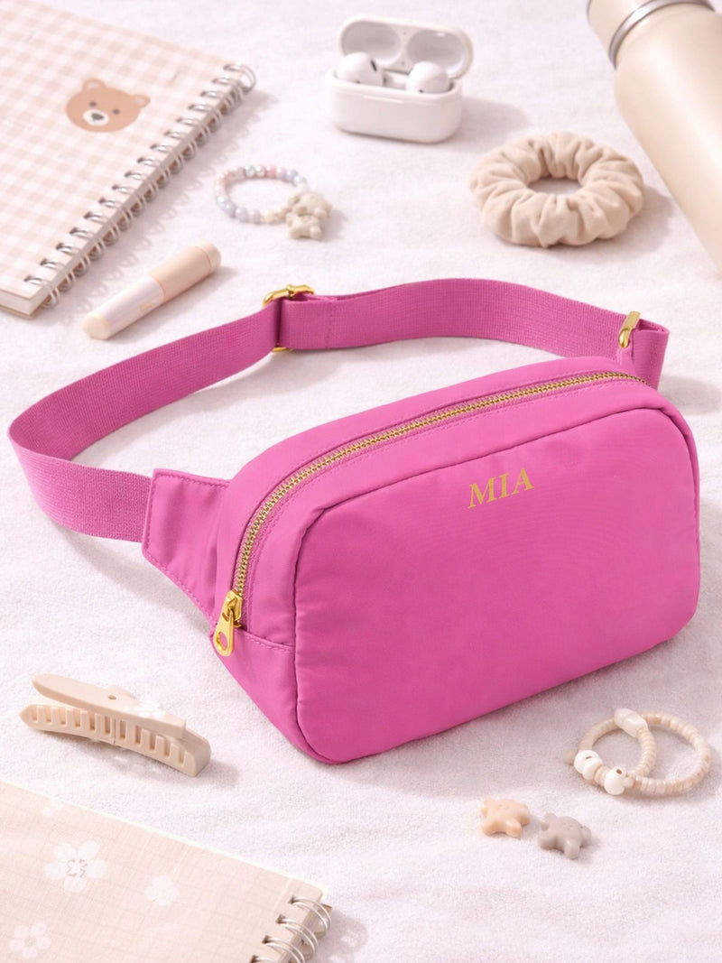 Loveabode personalised bright cross body bag, imported from the UK