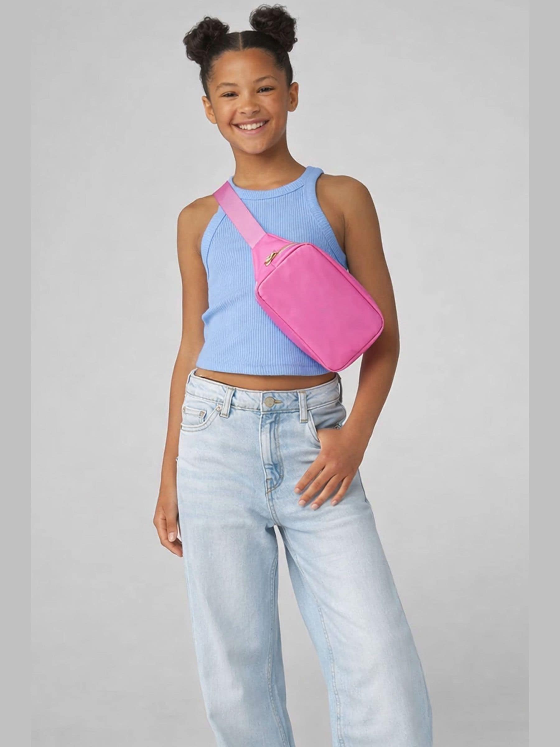 Loveabode personalised bright cross body bag, imported from the UK
