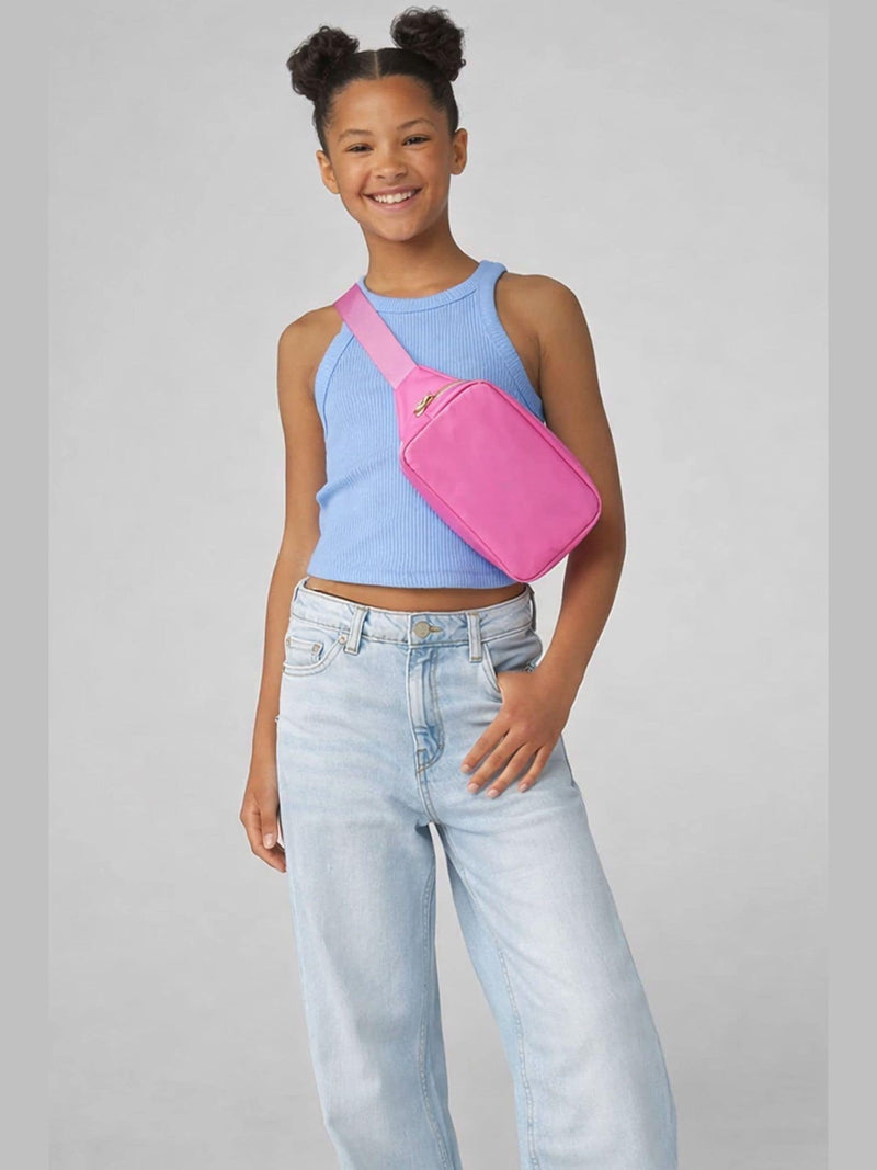Loveabode personalised bright cross body bag, imported from the UK