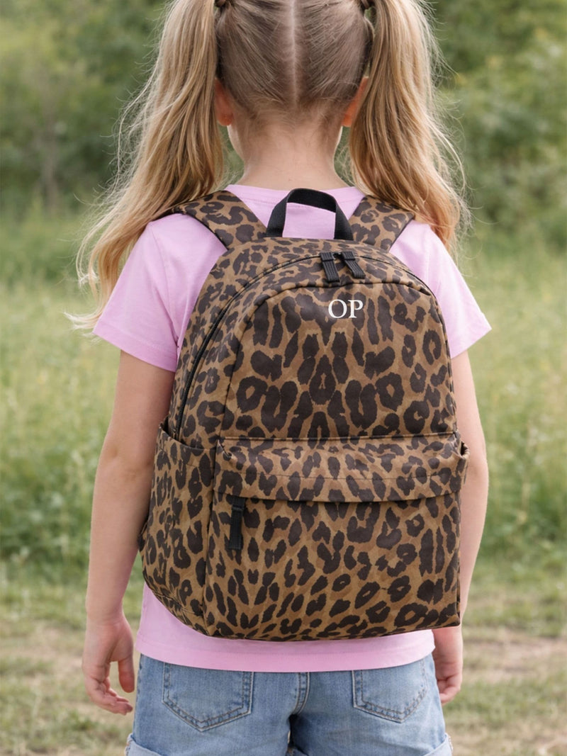 Loveabode leopard print mini backpack 12 litre (British brand)
