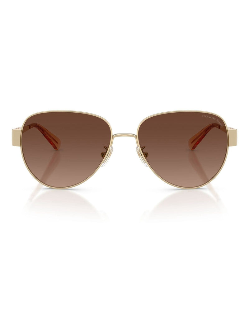 COACH gold pilot sunglasses (British brand)