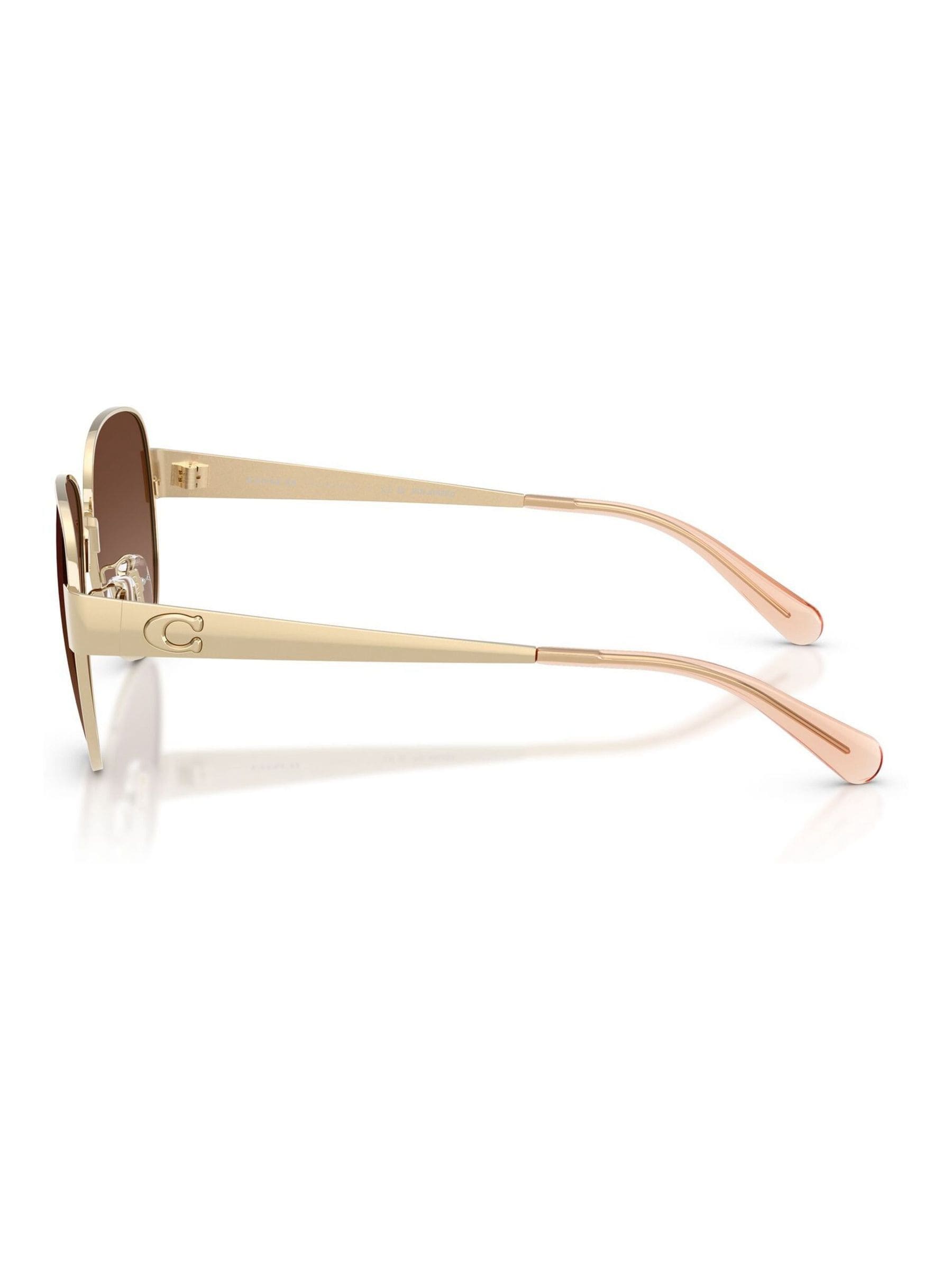 COACH gold pilot sunglasses (British brand)
