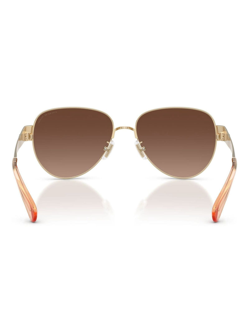COACH gold pilot sunglasses (British brand)