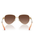 COACH gold pilot sunglasses (British brand)