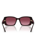 COACH square frame sunglasses with merlot gradient lenses - British product