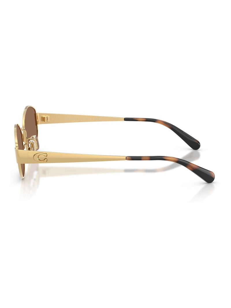 COACH gold irregular sunglasses - British product