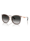 Coach square sunglasses in rose gold and dark grey - British product