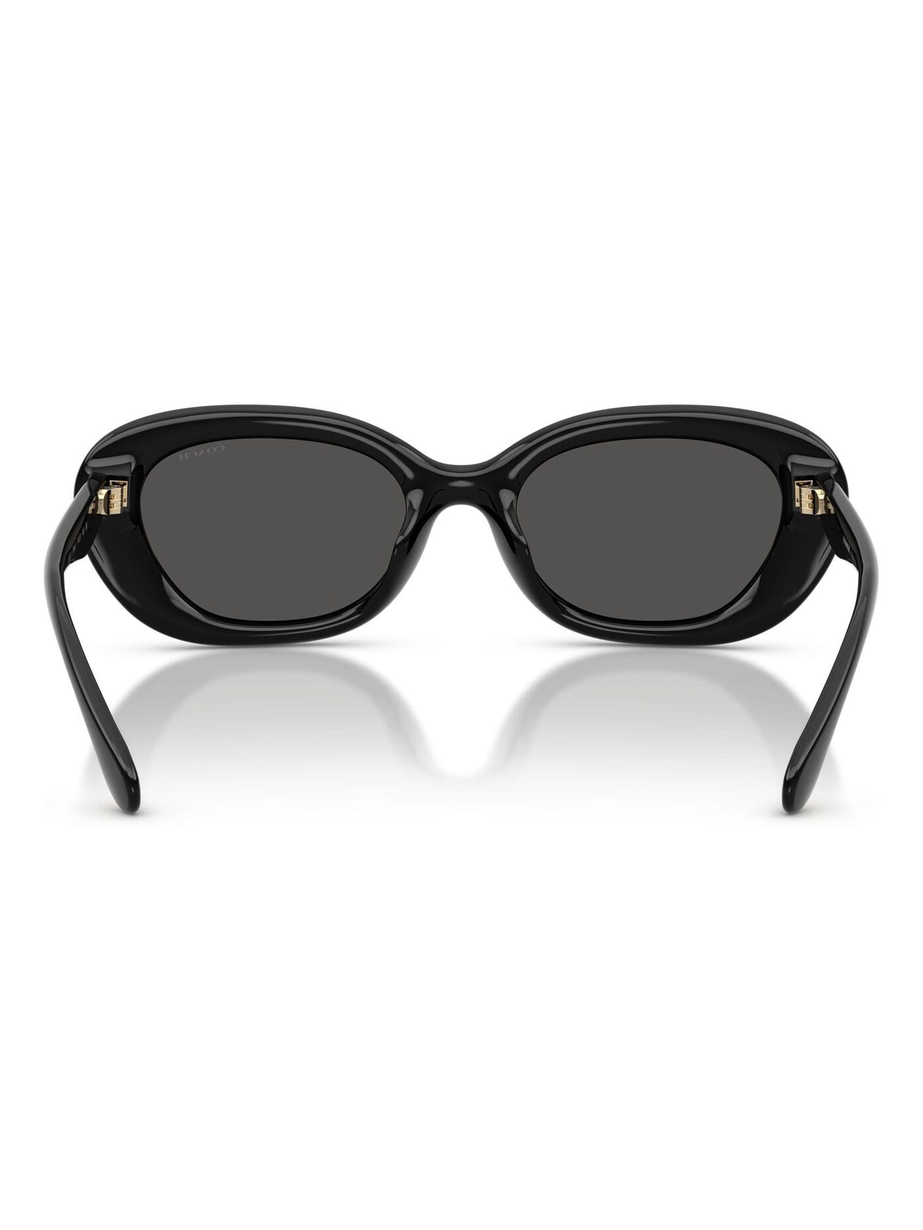 Coach black oval sunglasses - British product