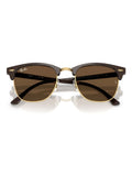 Ray-Ban Clubmaster square sunglasses gold, imported from the UK