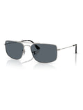 Ray-Ban Explorer 3 square grey sunglasses blue lenses - British product