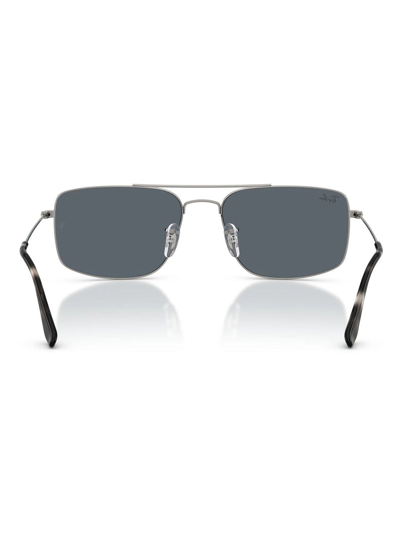 Ray-Ban Explorer 3 square grey sunglasses blue lenses - British product
