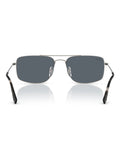 Ray-Ban Explorer 3 square grey sunglasses blue lenses - British product