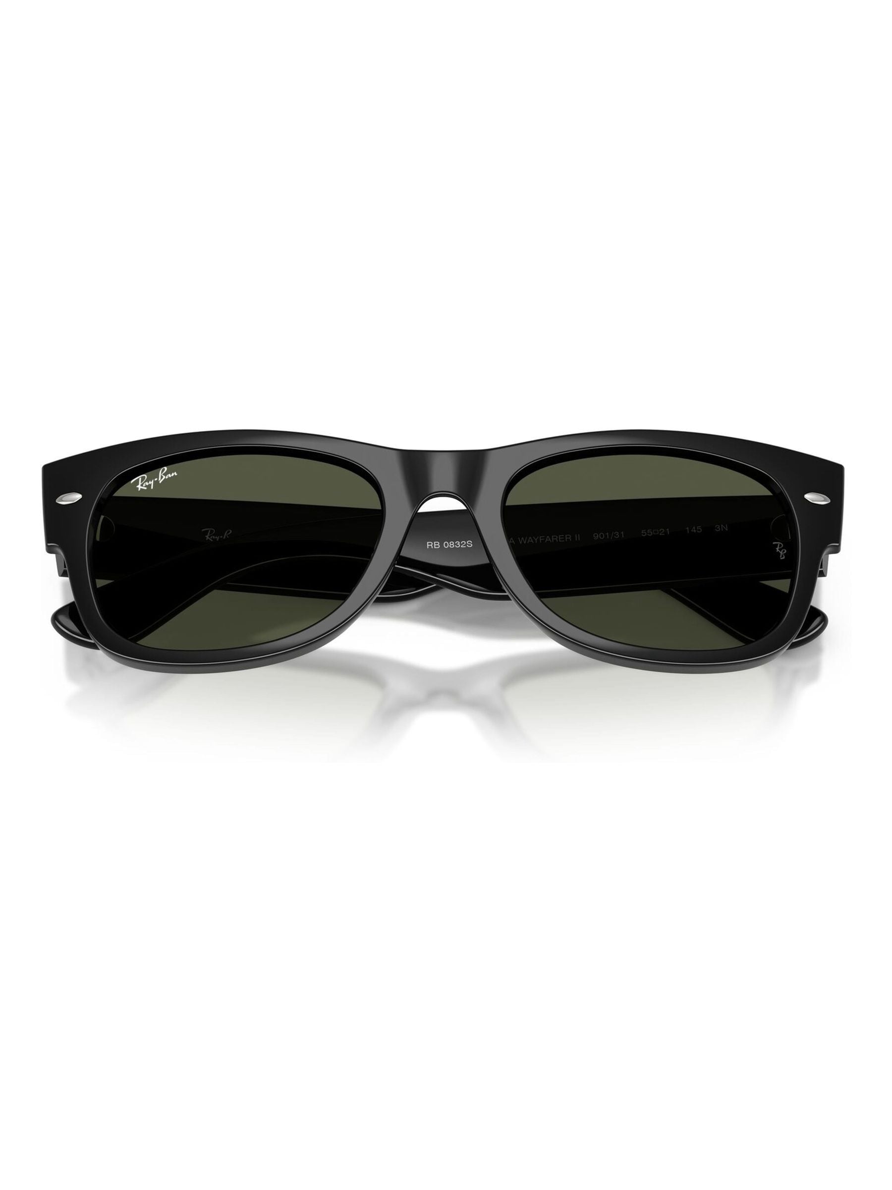 Ray-Ban Black Mega Wayfarer II sunglasses, imported from the UK